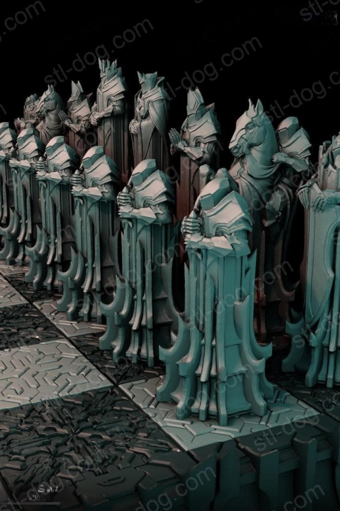 圣骑士 国际象棋（Paladin Chess）3D打印图纸